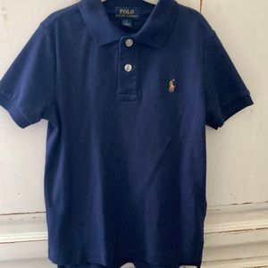 Navy blue toddler boys polo by Ralph Lauren